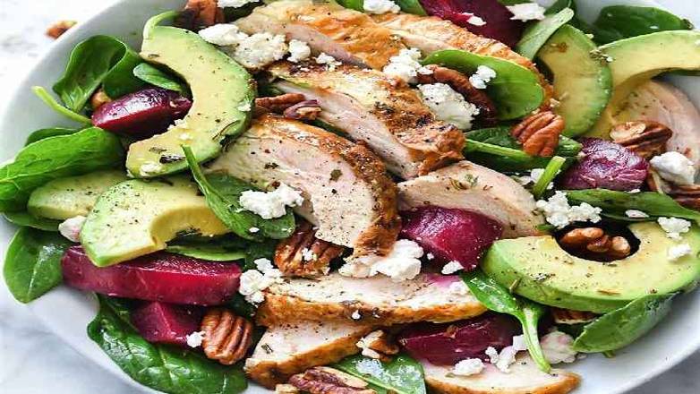 Spinach & Goat Cheese Salad