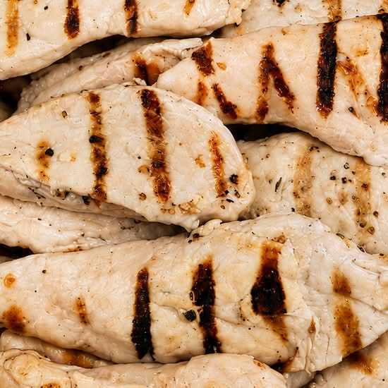 Filets de poulet grillés - Famille-----24 pièces / Grilled Chicken Tenders - Family-----24 PCS