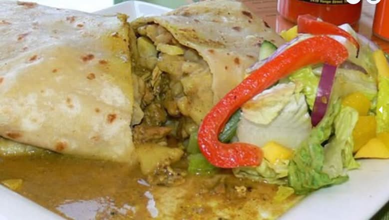 Curry Chicken Roti
