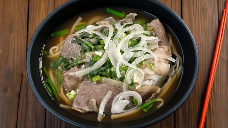 22. Well Done Brisket Noodle Soup (Pho Chin)
