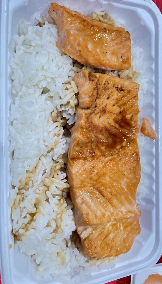 Salmon Teriyaki Rice