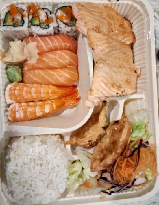 Salmon Teriyaki Bento Box
