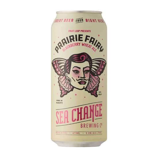 Sea Change Prairie Fairy Blackberry Wheat Ale 473ml Can Beer 5.0%25