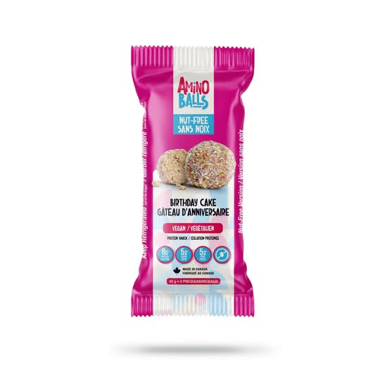Amino Balls - Nut-Free Birthday Cake