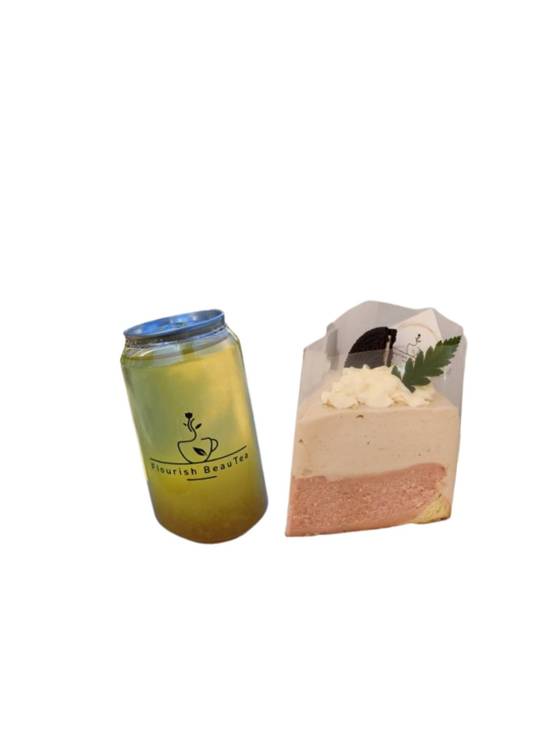 Combo Dessert 2 (One piece of Cheesecake and a 330ml can drink)