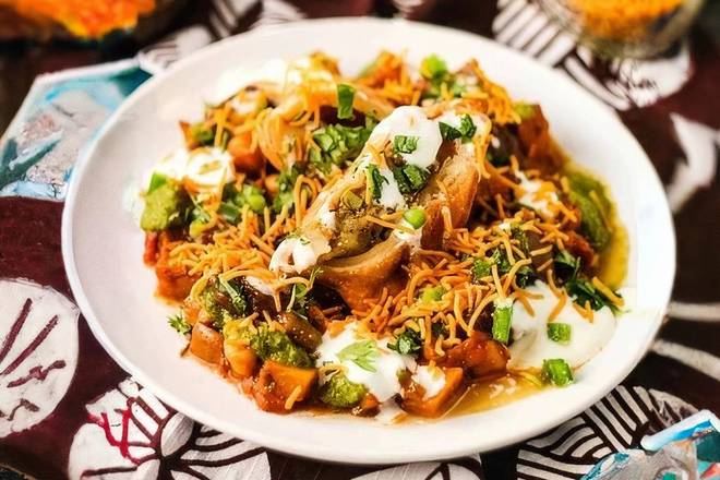 Samosa Chana chaat