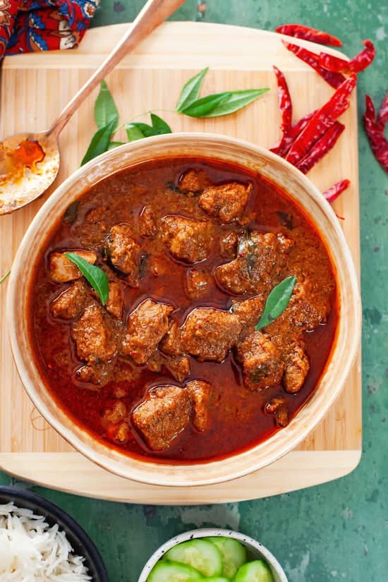 Goat vindaloo