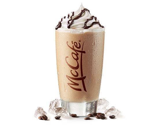 Med Coffee Frappé w/ Whipped Cream & Choc Drizzle [590.0 Cals]