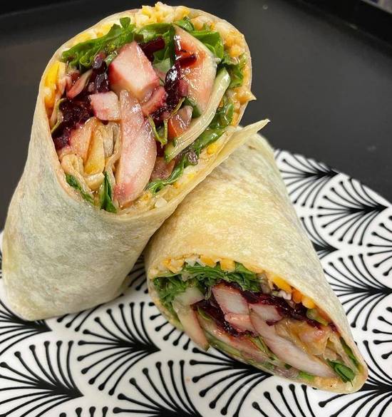 Teriyaki chicken wrap