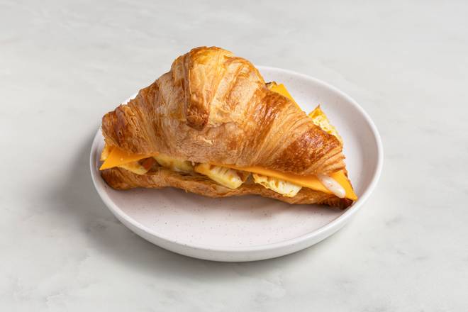 Maple Cheddar Egg Croissant
