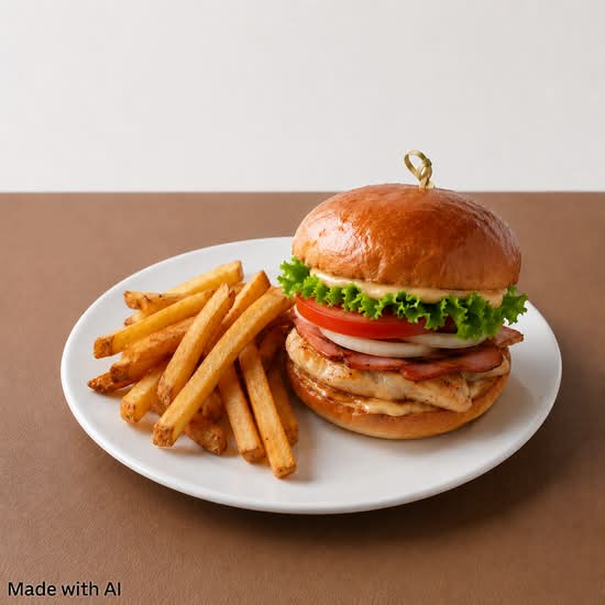 Chicken & Peameal Club Sandwich
