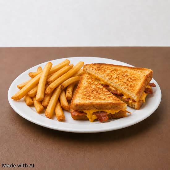 Grilled Cheese Melt Bacon