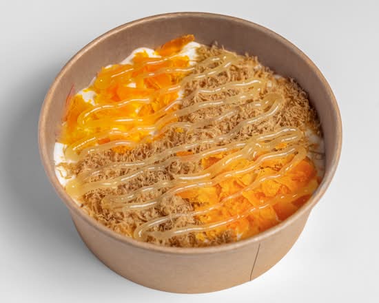Salted Egg Yolk and Pork Floss Cake