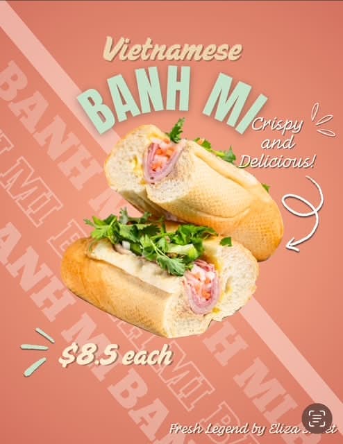 Cold Cut BANH MI Vietnamese Sandwich