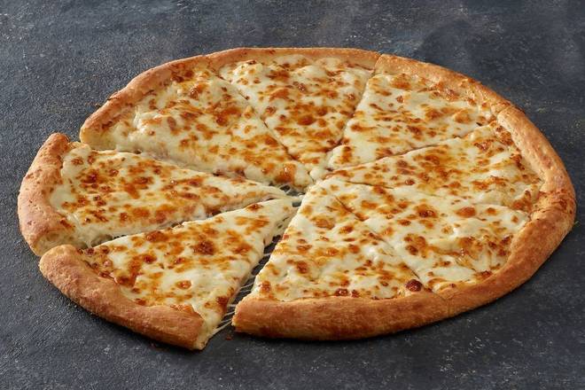 14" Pizza large Alfredo avec fromage supplémentaire / Large 14" Extra Cheesy Alfredo Pizza