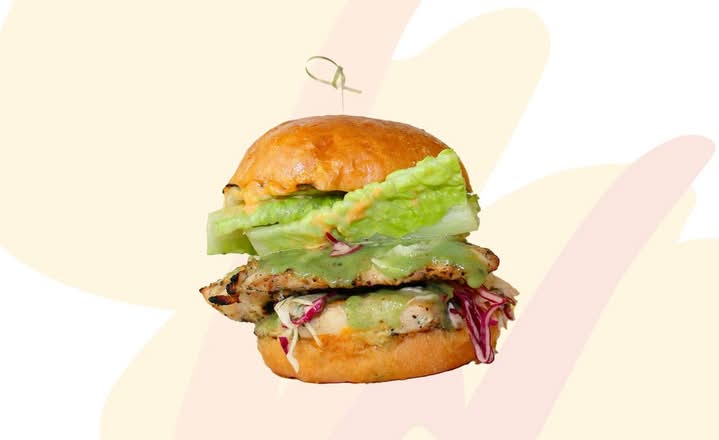 Sandwich au poulet grillé