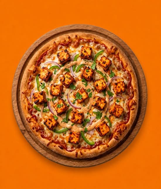 Mini Tandoori Paneer Pizza