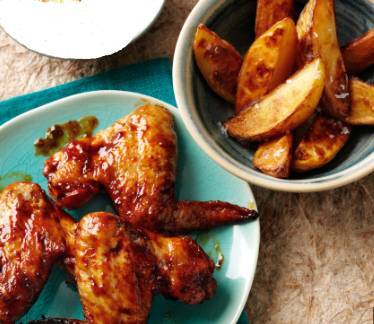 Chicken Wing Special - 5 Lbs of Wings - (Receive Free - 1 LB  Potato Wedges)