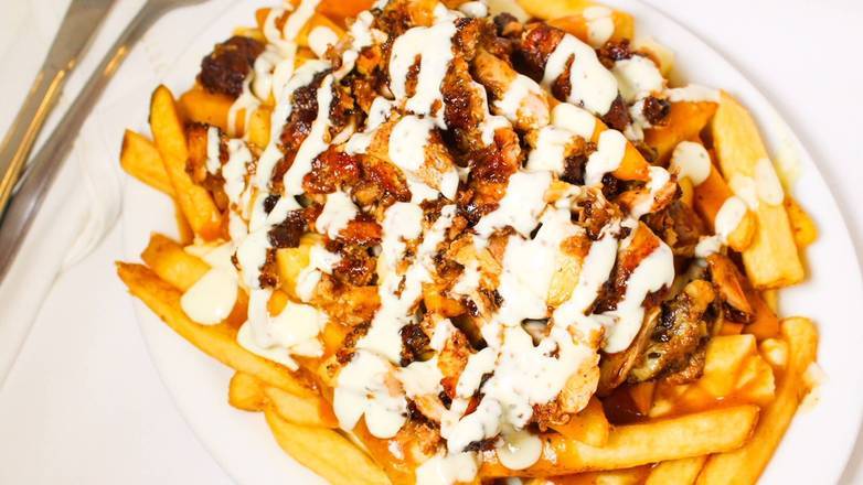 Chicken Shawarma on Fries (Medium)