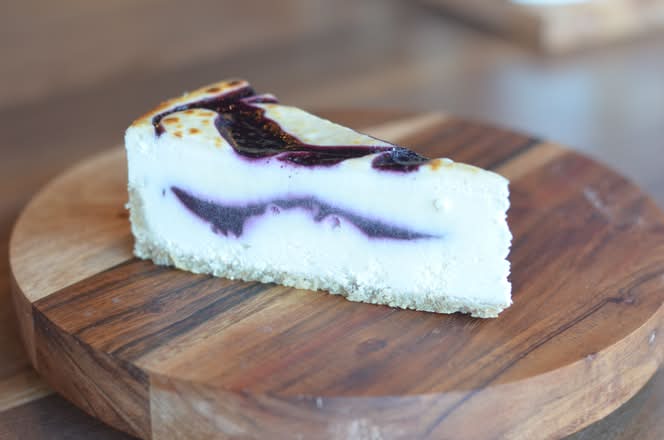 Blueberry cheesecake / Cheesecake aux bleuets