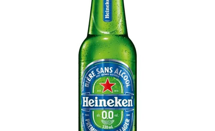 Heineken 0.0 Bottle (330mL Non-Alcoholic)