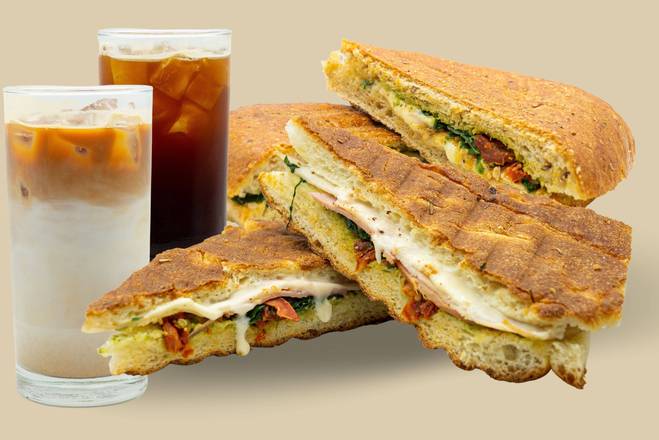 Juillet Coffee Drink/Sandwich Combo