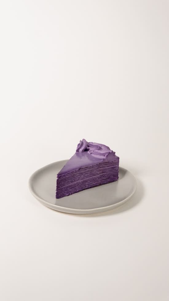 Ube Crepe Cake