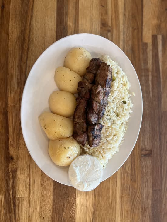 Pork Souvlaki Dinner