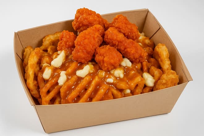 Buffalo Chicken Poutine