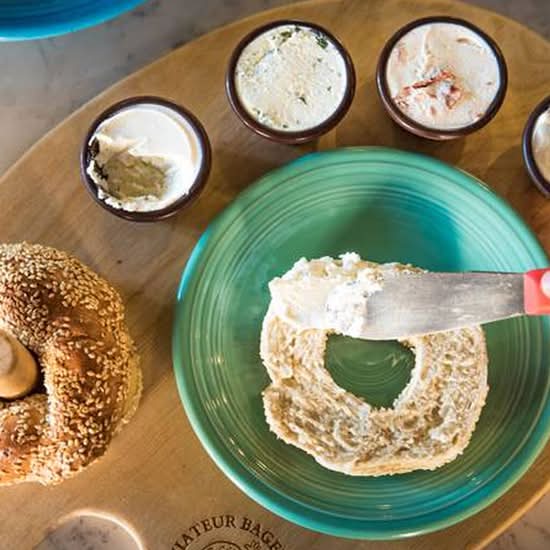 Bagel fromage à la crème vegane / Vegan Cream Cheese Bagel