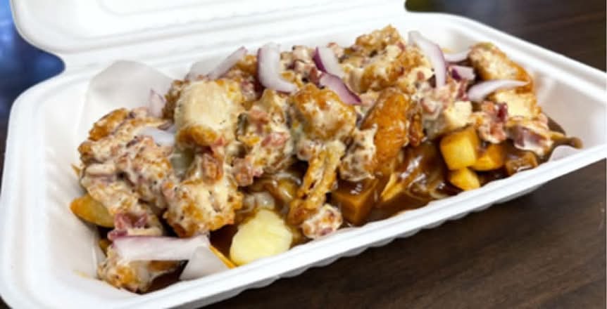 Chicken Bacon Ranch Poutine