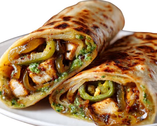 Jalapeno Peppers Kathi Roll ( Spicy &Tangy)