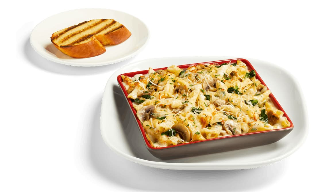 Creamy Mushroom Spinach Bake