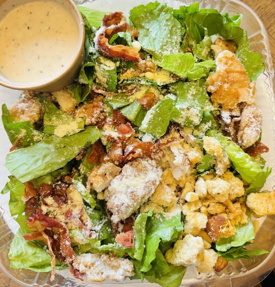 Crispy Chicken Caesar Salad