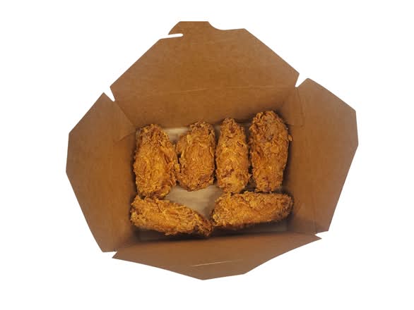 6 Pc Wings Only