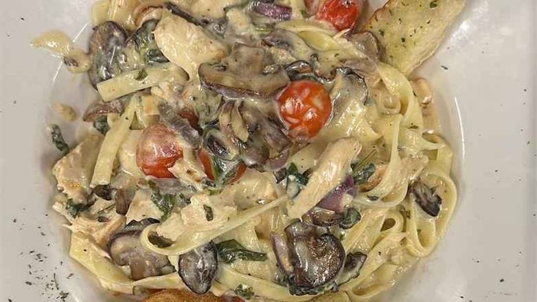 Rockefeller Chicken Fettuccine