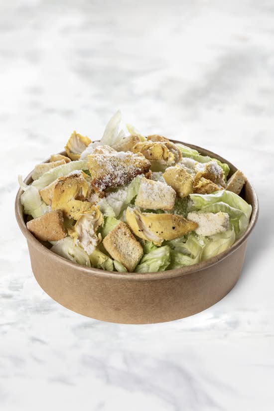 Caesar salad with grill chicken