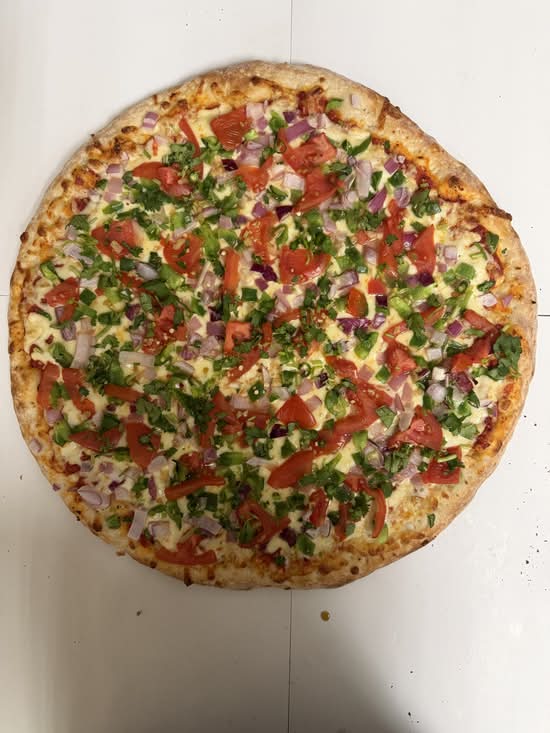 Indian Veggie Pizza