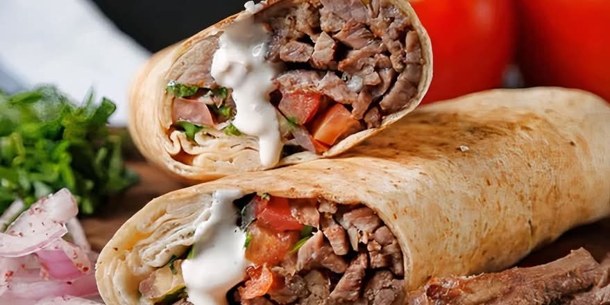 Beef Saj Shawarma