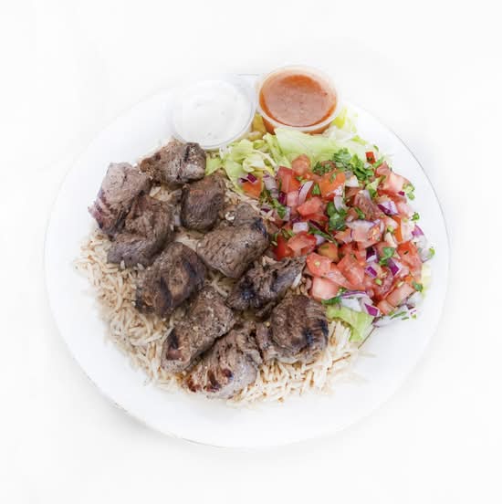 Barg Kabob plate