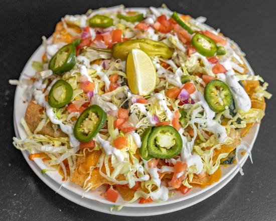 Tequila Lime Chicken Nachos