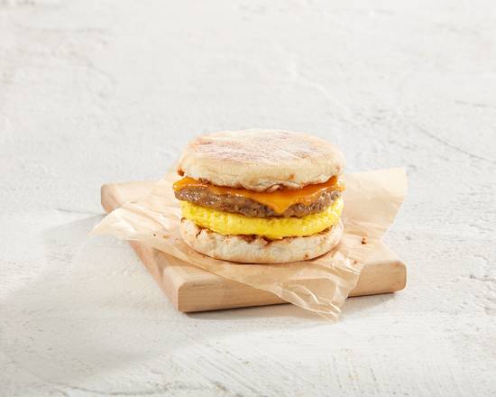 Sausage & Egg on an English Muffin