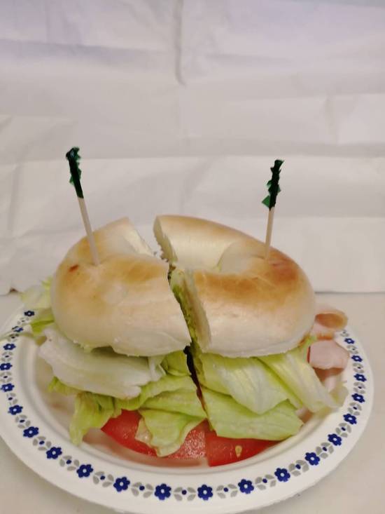 Roasted Chicken Bagel
