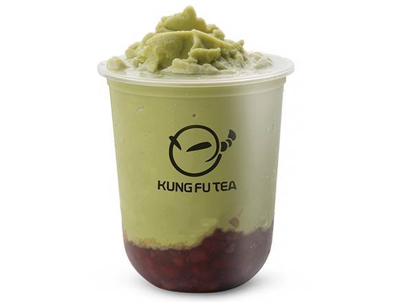 G5. Frappé au matcha /fèves rouges / Matcha Slush w/ Red Bean