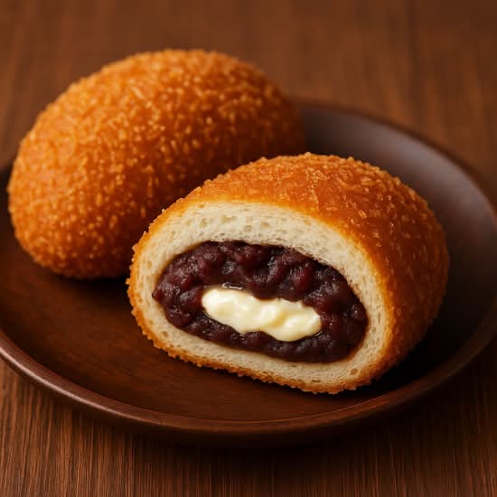 Redbean paste & cream cheese