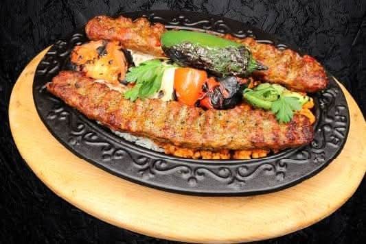 Beef Adana Kebab Platter