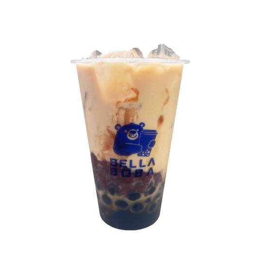 Red Bean Pearl Milk Tea