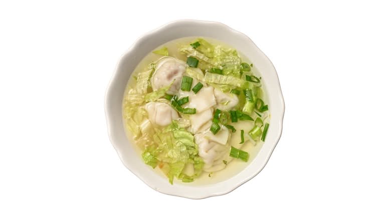 1. Soupe Wonton Au Porc / 1. Pork Wonton Soup