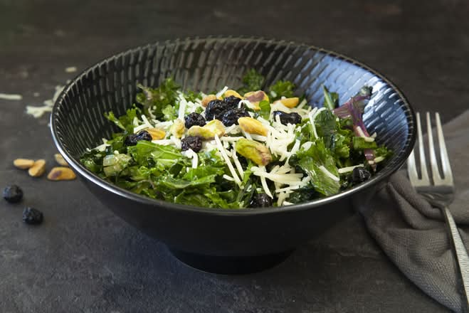 Salade Kale al limone repas / Kale Salad al limone Meal