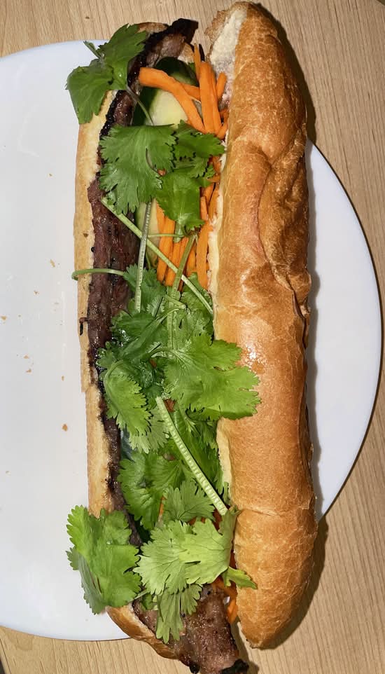 S2. Grilled Sliced Pork Banh Mi